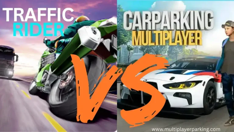 Car Parking Multiplayer vs Traffic Rider Game